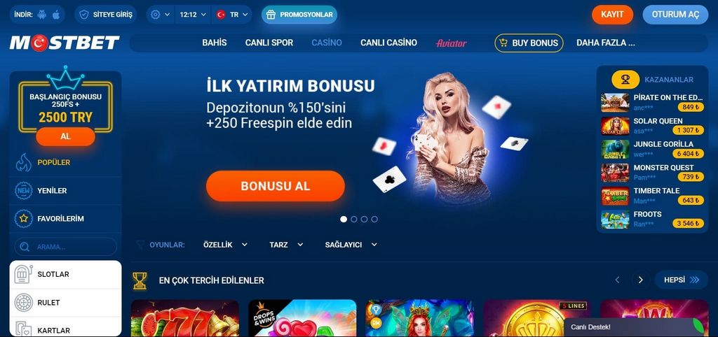 Mostbet-də maliyyə alışları